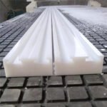Polyethylene Chain Guide Rail UHMWPE Wear Strips Sliding Conveyor Extruding Plastic Modling Cutting